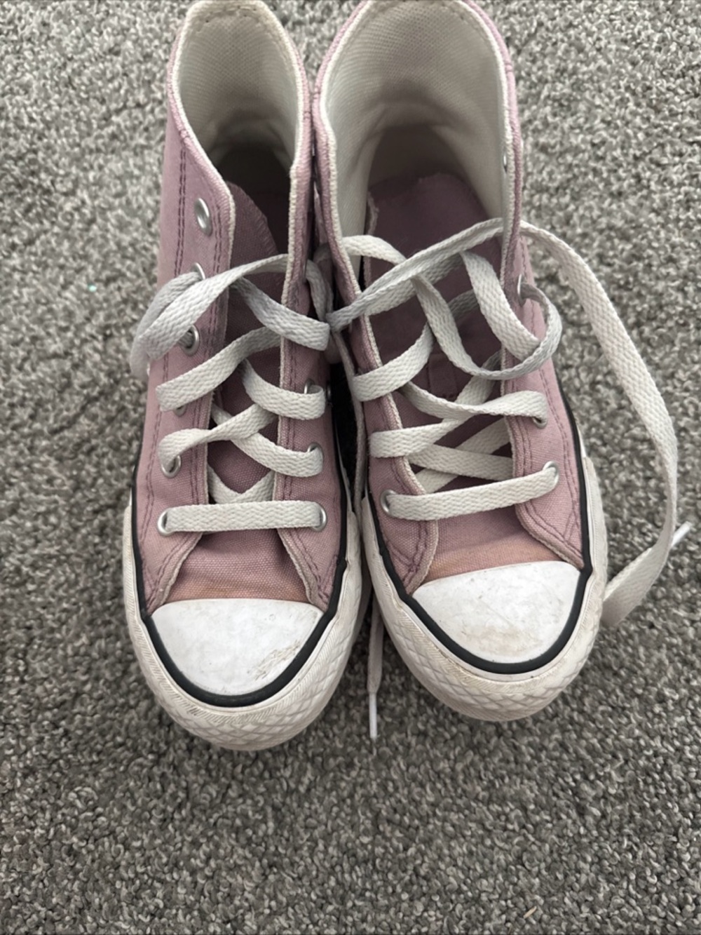 Converse Chuck Taylor high top platform lift flower orchid size 12